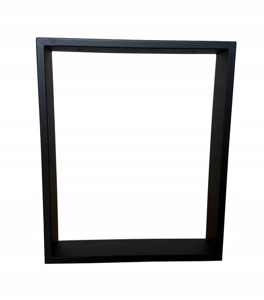 Metalowa noga do stołu 50x50 cm | Profil 40x20 mm | Loft | Czarny mat | Prostokątna
