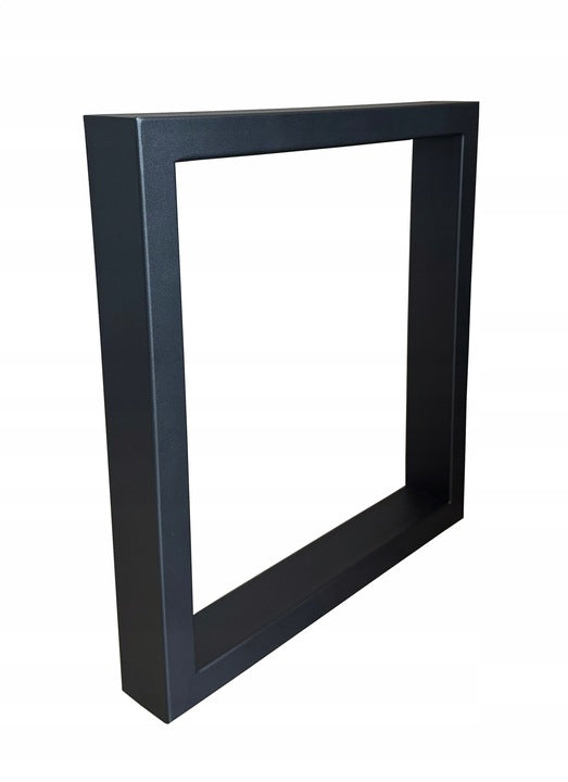Metalowa Noga Do Stołu Stolika 50x50 cm Profil 4x2 Czarny Mat